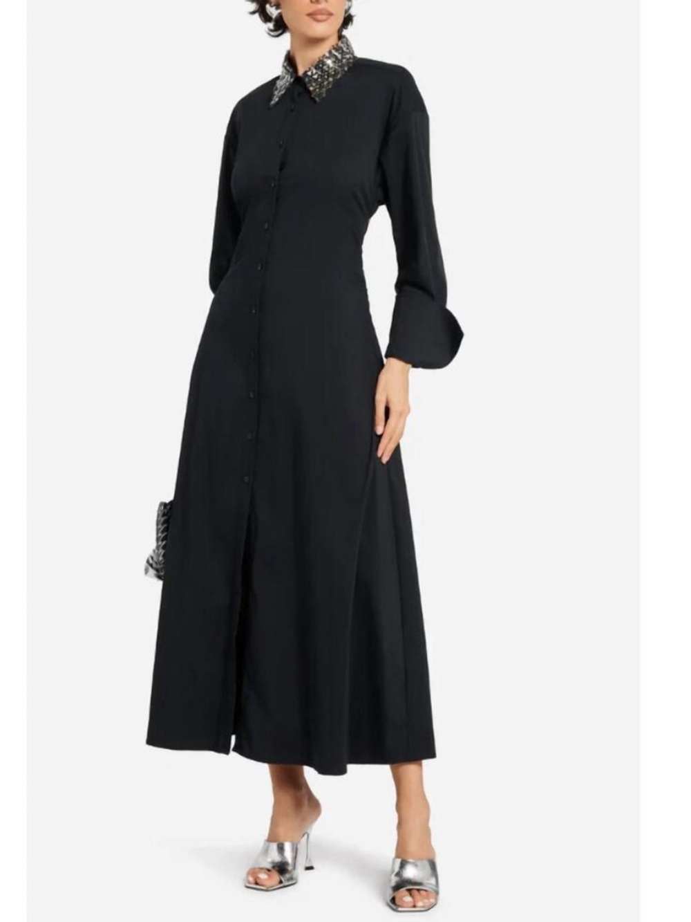 SIMON MILLER Loch Poplin Maxi Dress